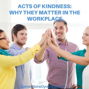 Act of Kindness at work 