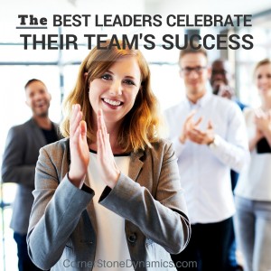 Celebrate team success